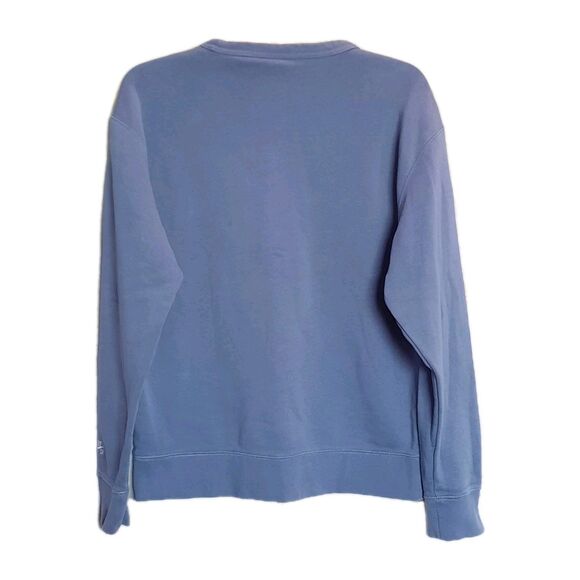 Nike SB Sweater Striped Patch Logo Indigo Crewneck Pullover Sweatshirt Mens XS - Picture 2 of 6